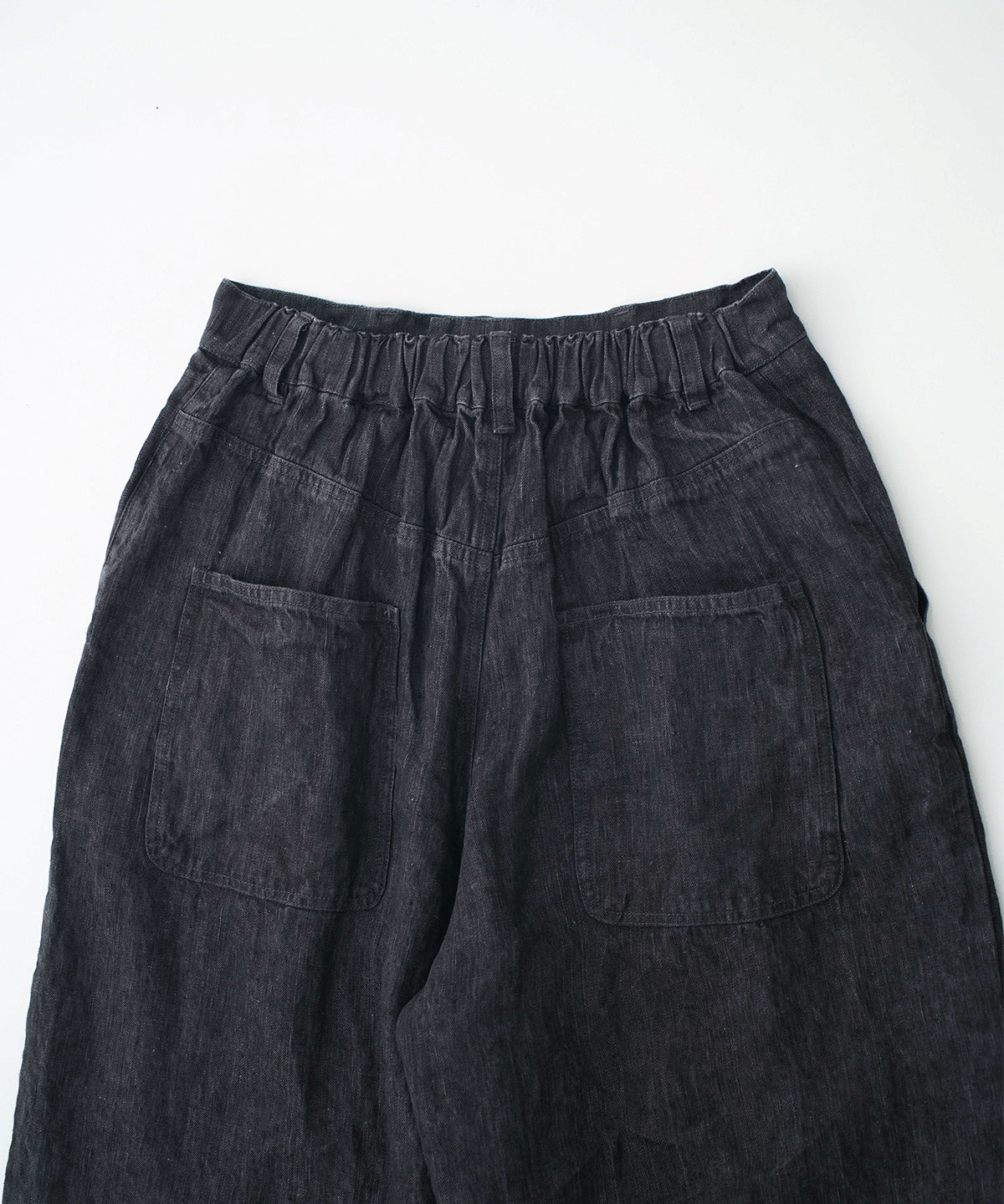 nest Robe | Linen Black Denim Curvy Pants