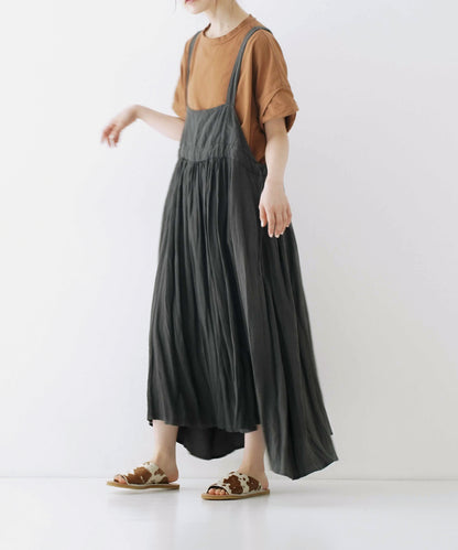 nest Robe | Linen Silk Apron Dress