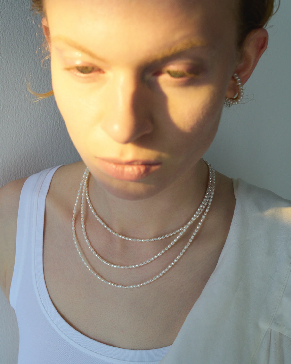 blanc pearl choker