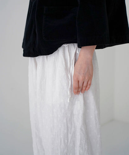 Linen Dot Jacquard Pants