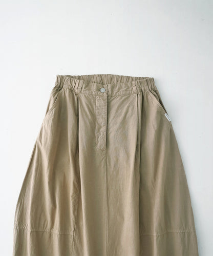 Cotton Linen Dungaree Balloon Skirt