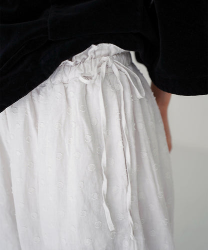 Linen Dot Jacquard Pants