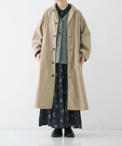 Super Water Repellent Supima Cotton Topcoat (Beige)