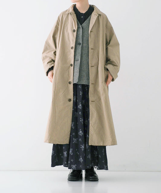 Super Water Repellent Supima Cotton Topcoat (Beige)