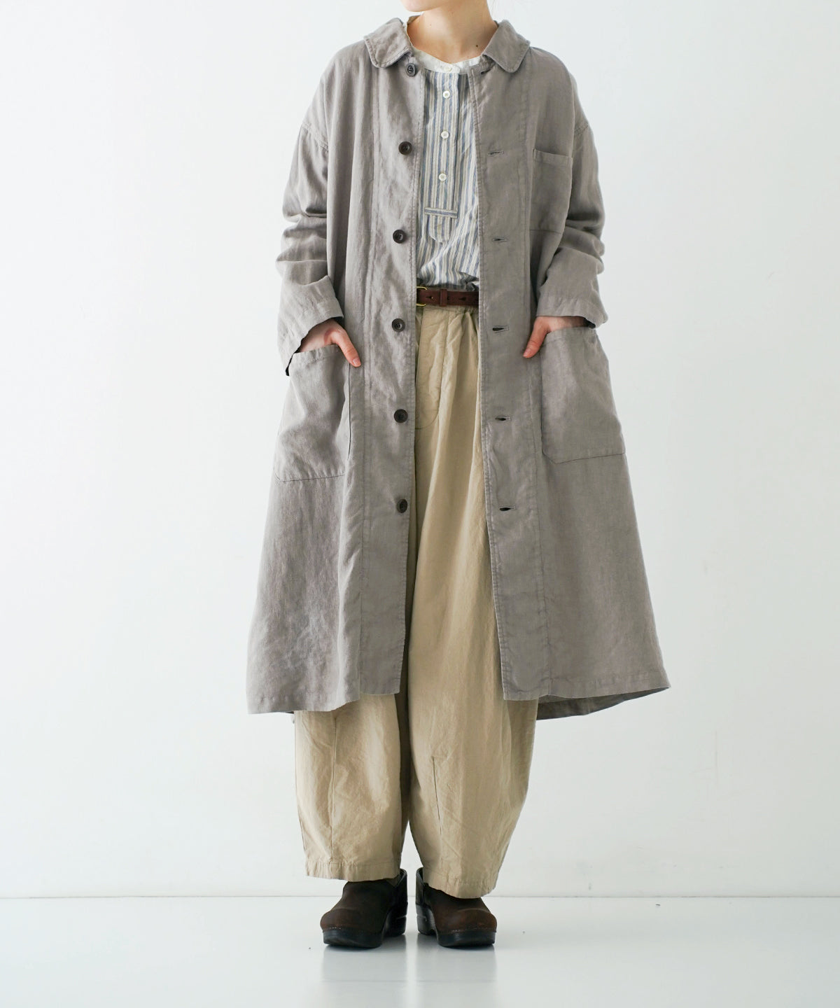 Light Linen Oxford Topcoat