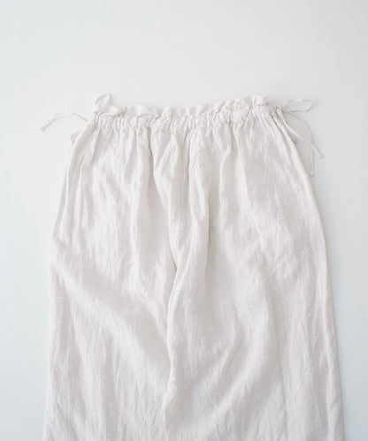 Linen Dot Jacquard Pants