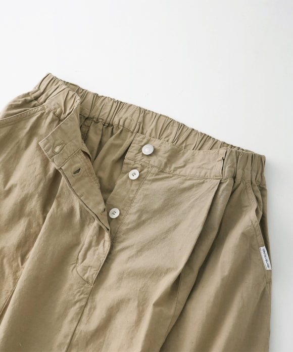 Cotton Linen Dungaree Balloon Skirt