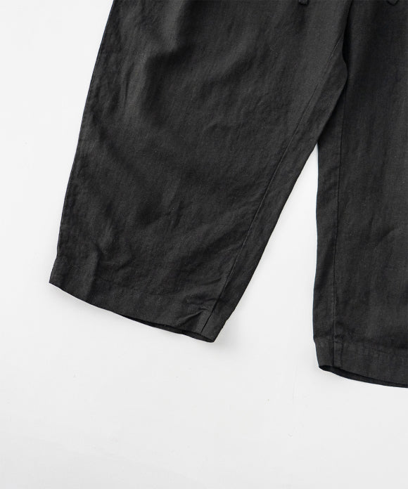Heavy Linen Collared Salopette