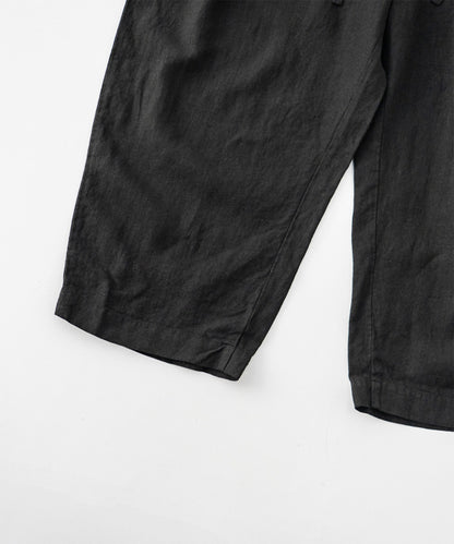 Heavy Linen Collared Salopette