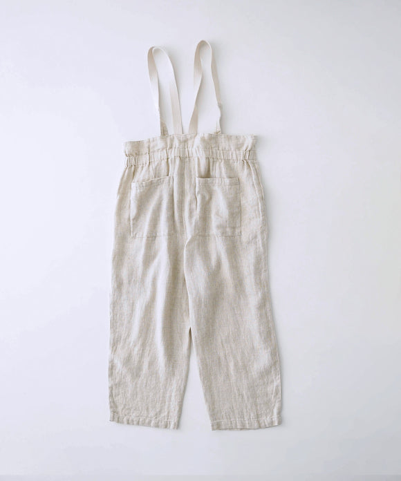 Linen Twill Suspender Pants