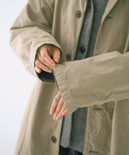 Super Water Repellent Supima Cotton Topcoat (Beige)