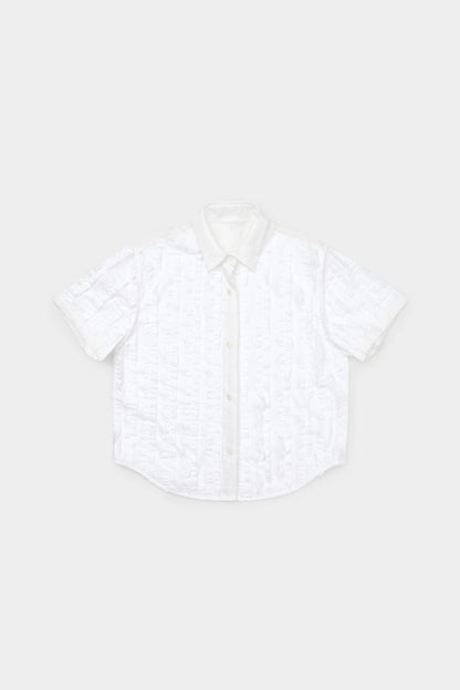 Ruffle lined reversible shirt