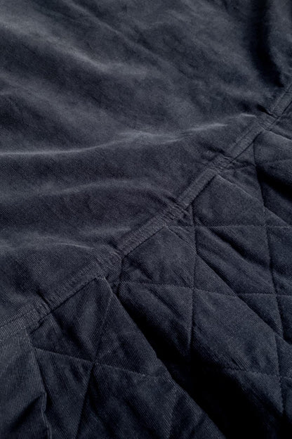 God Dag quilted corduroy dress