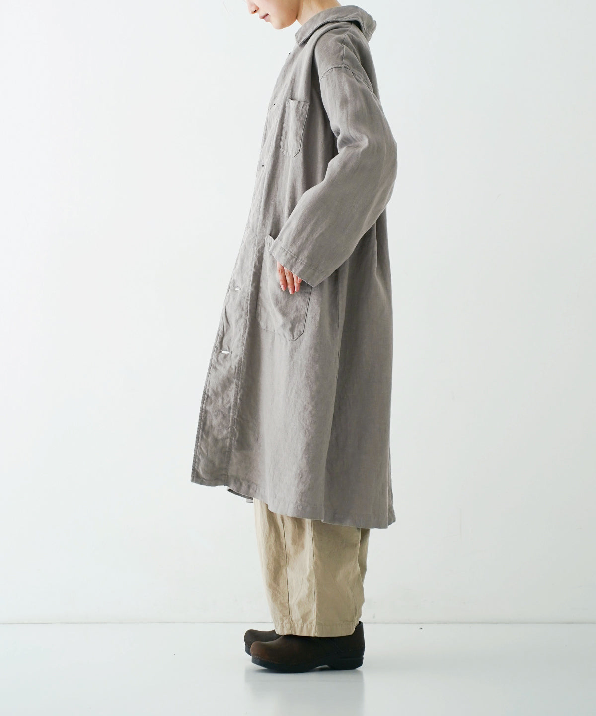 Light Linen Oxford Topcoat