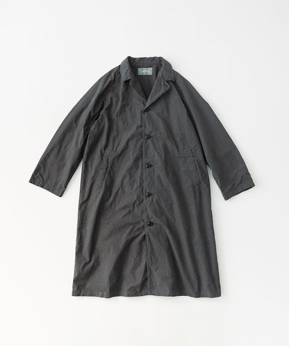 Super Water Repellent Supima Cotton Topcoat (Charcoal Gray)
