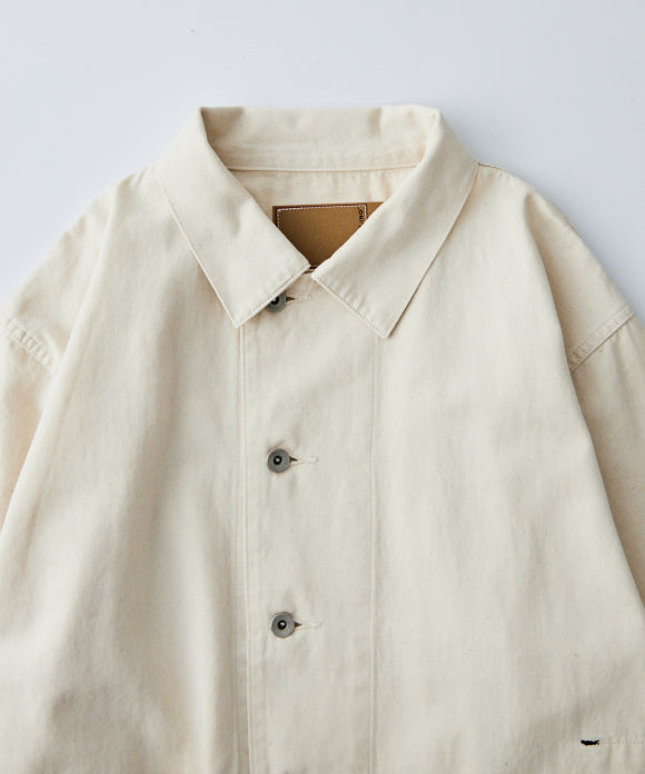 [UpcycleLino] × SKEWed CHINO Back Tuck Jacket