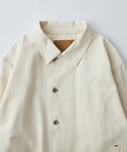 [UpcycleLino] × SKEWed CHINO Back Tuck Jacket