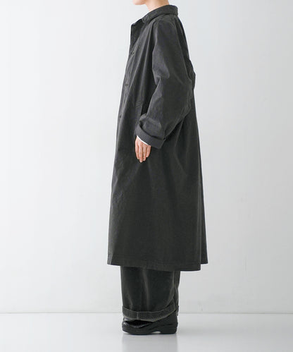 Super Water Repellent Supima Cotton Topcoat (Charcoal Gray)