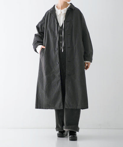 Super Water Repellent Supima Cotton Topcoat (Charcoal Gray)