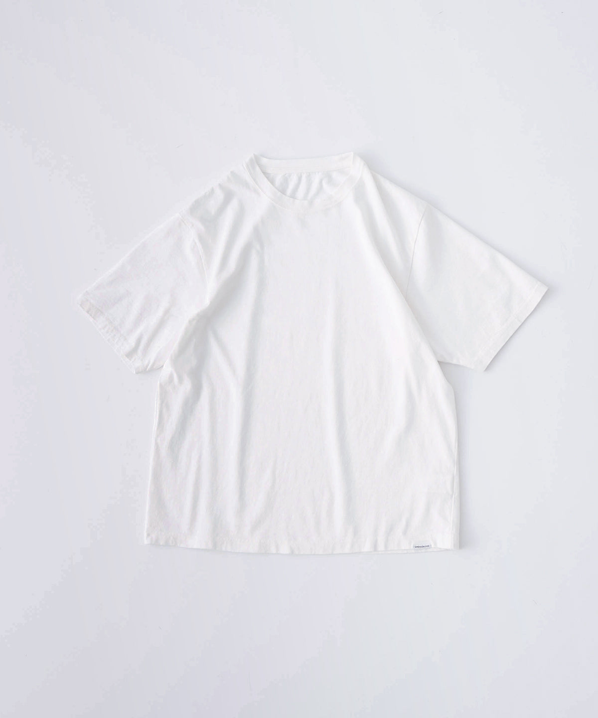 [UpcycleLino BASIC] Cotton Linen Jersey Wide-fit T-shirt
