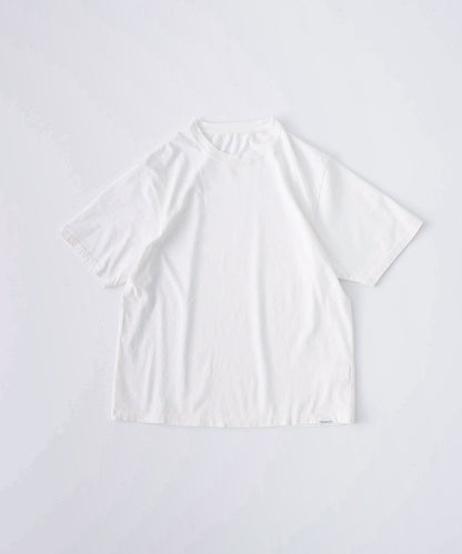 [UpcycleLino BASIC] Cotton Linen Jersey Wide-fit T-shirt