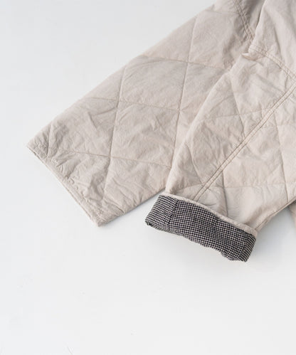 Cotton Linen Ramie Reversible Quilted Coat