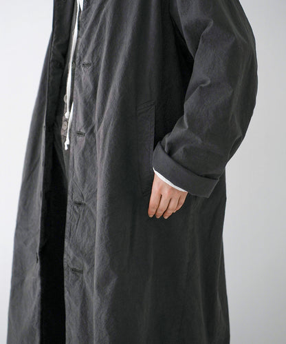Super Water Repellent Supima Cotton Topcoat (Charcoal Gray)