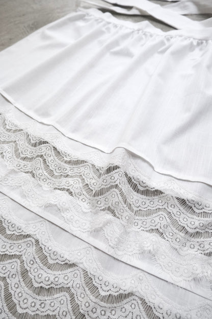 God Dag Italian linen apron wrap