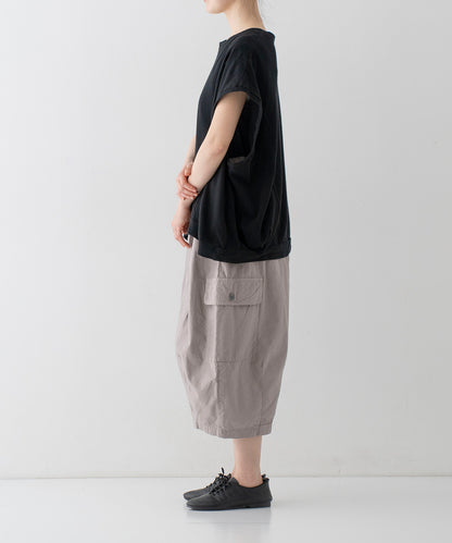 Cotton Linen Sleeveless Jersey - Black