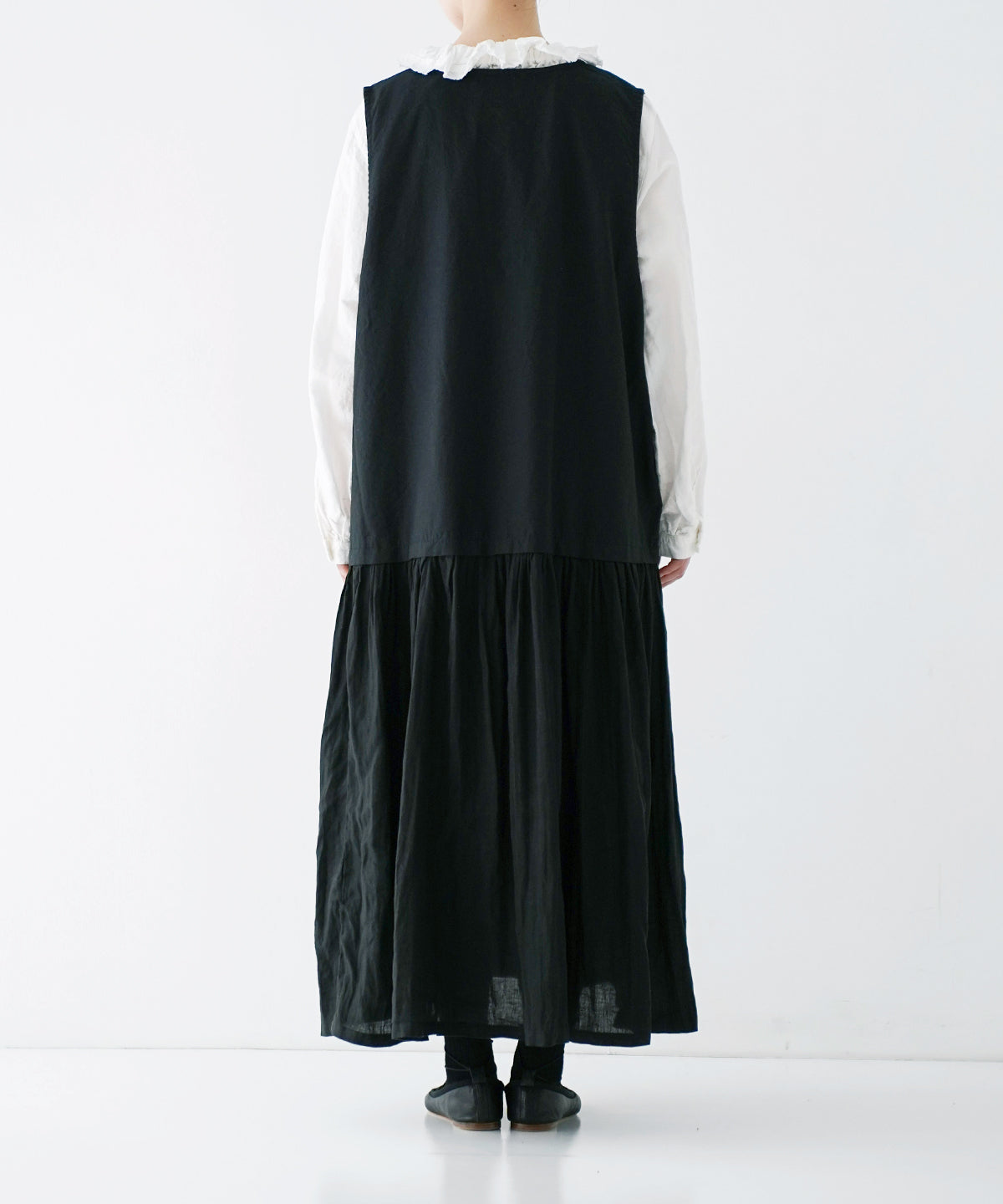 V-Neck Sleeveless Panel Dress