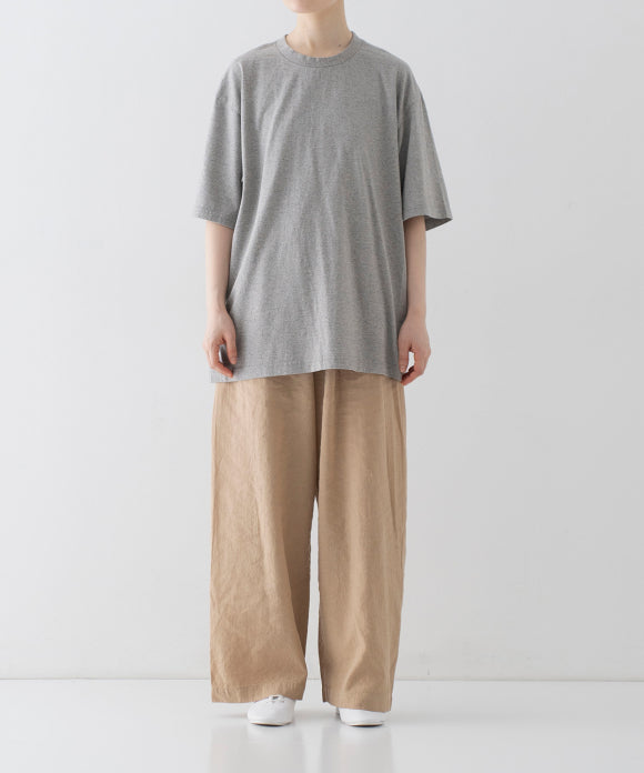 [UpcycleLino] BASIC Jersey Big Tee - Top Grey