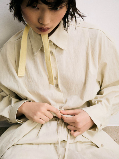 Momoka shirt (chalk)