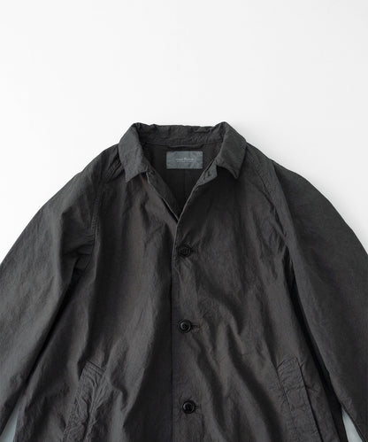 Super Water Repellent Supima Cotton Topcoat (Charcoal Gray)