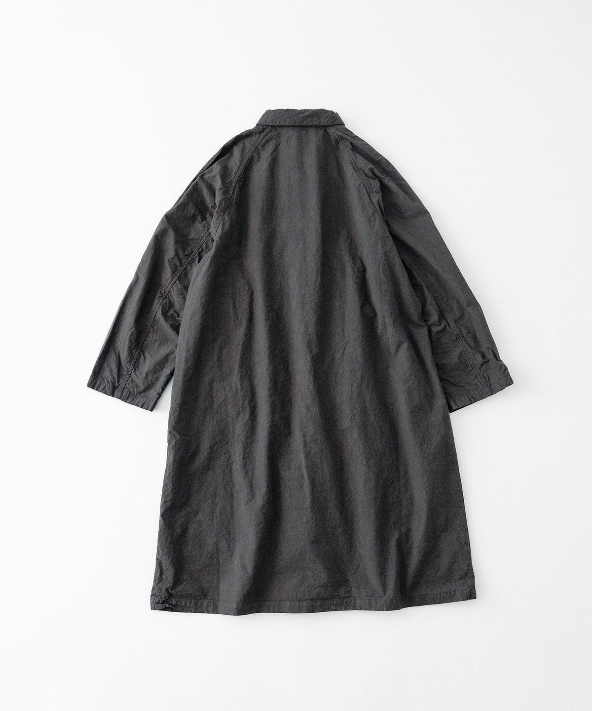 Super Water Repellent Supima Cotton Topcoat (Charcoal Gray)