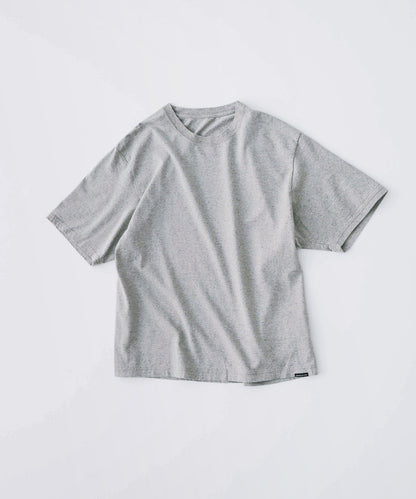[UpcycleLino BASIC] Cotton Linen Jersey Wide-fit T-shirt