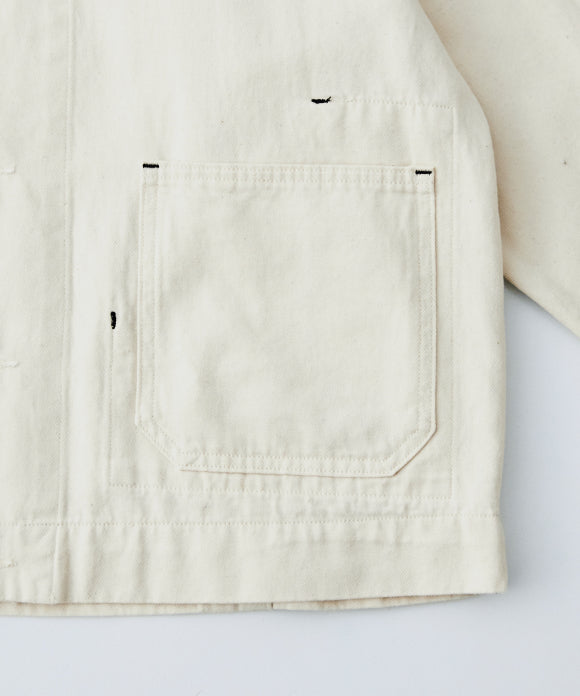 [UpcycleLino] × SKEWed CHINO Back Tuck Jacket