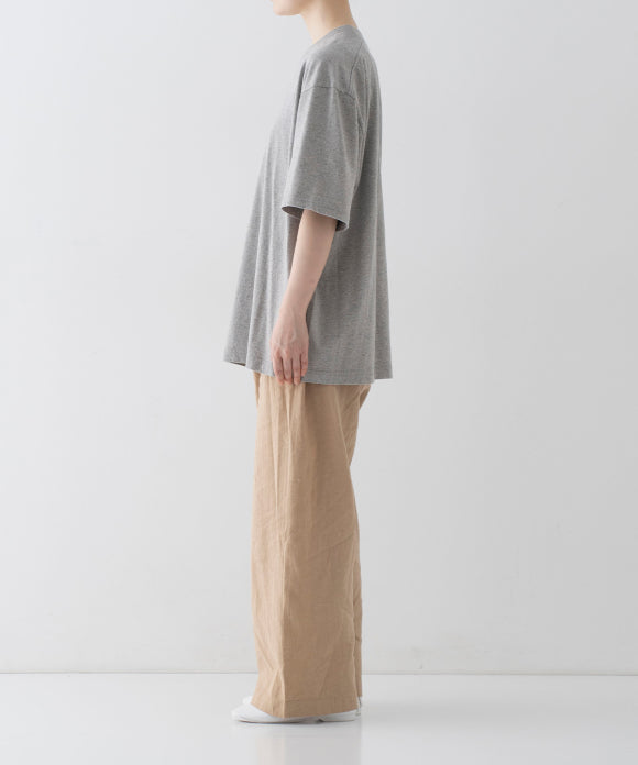 [UpcycleLino] BASIC Jersey Big Tee - Top Grey