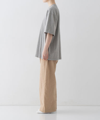 [UpcycleLino] BASIC Jersey Big Tee - Top Grey