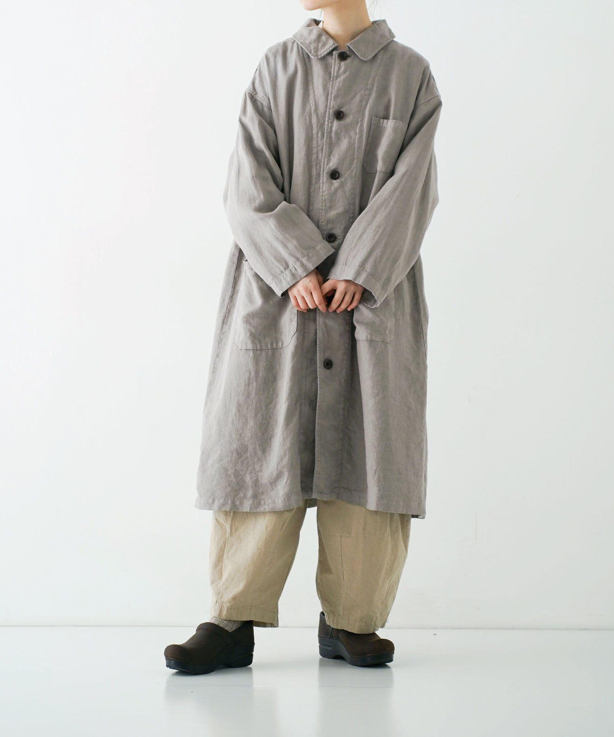 Light Linen Oxford Topcoat