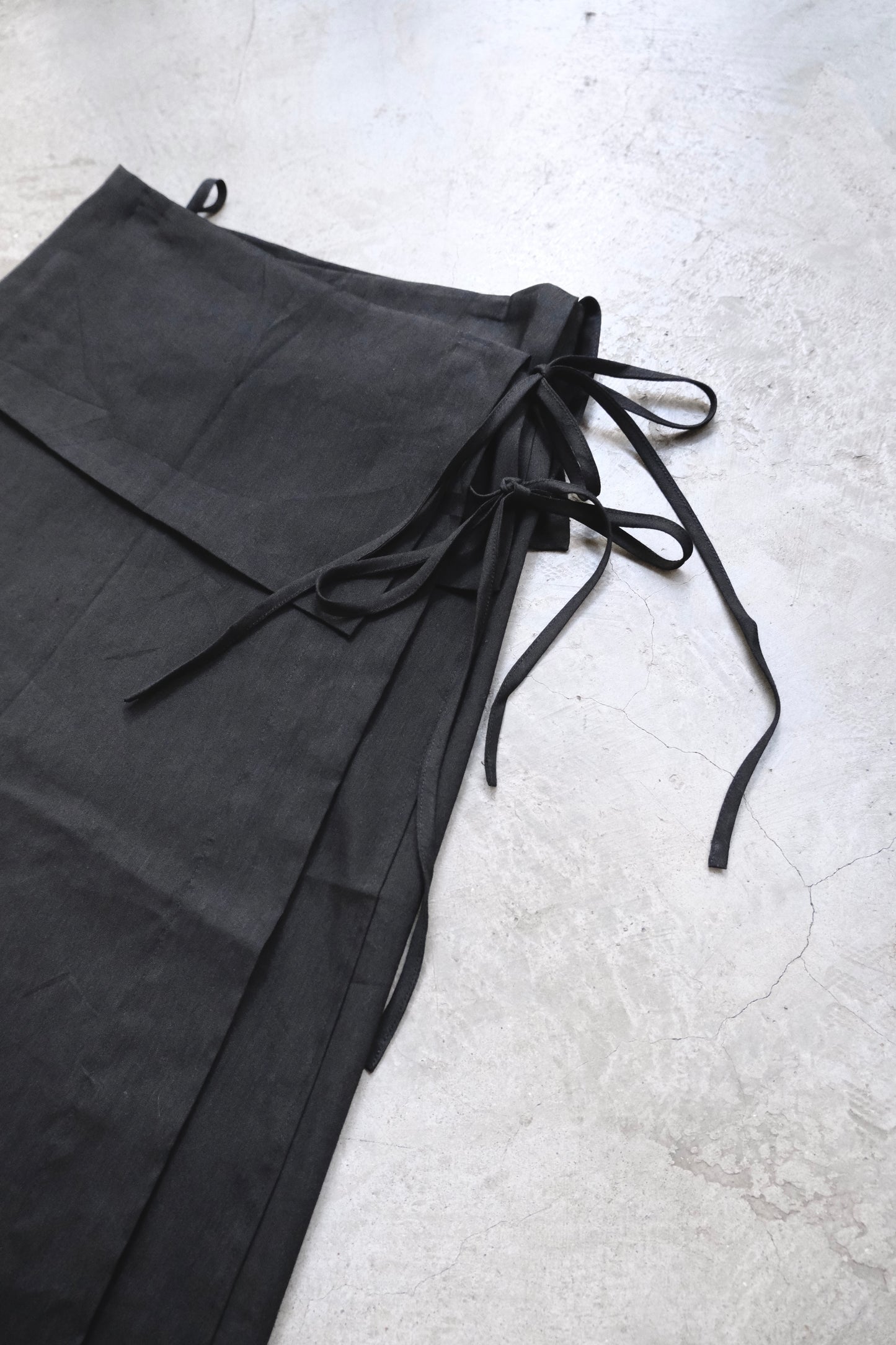 God Dag Italian wrap skirt - black