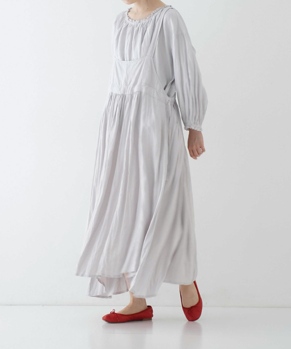 nest Robe | Linen Silk Apron Dress
