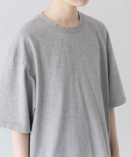 [UpcycleLino] BASIC Jersey Big Tee - Top Grey