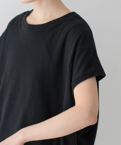 Cotton Linen Sleeveless Jersey - Black