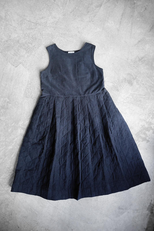 God Dag quilted corduroy dress