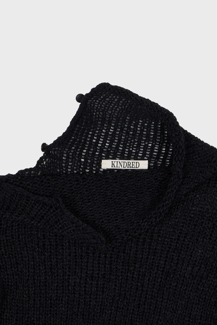 Crochet long sleeve knit