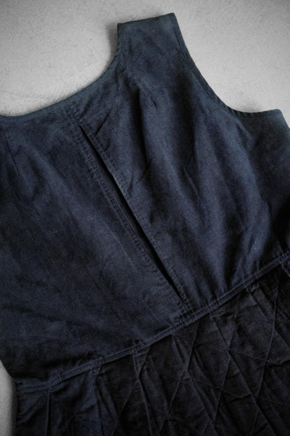 God Dag quilted corduroy dress