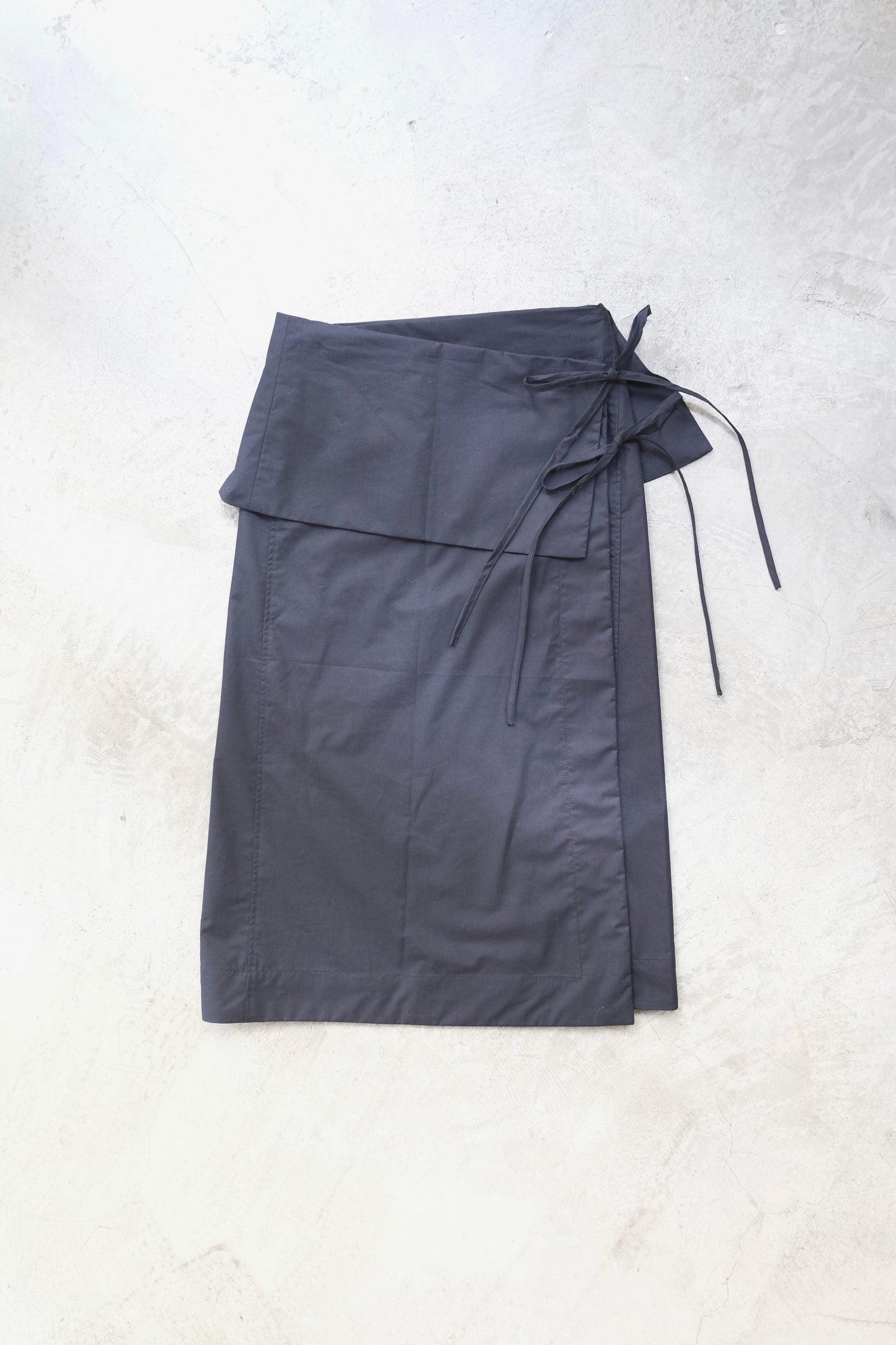 God Dag Italian wrap skirt - black