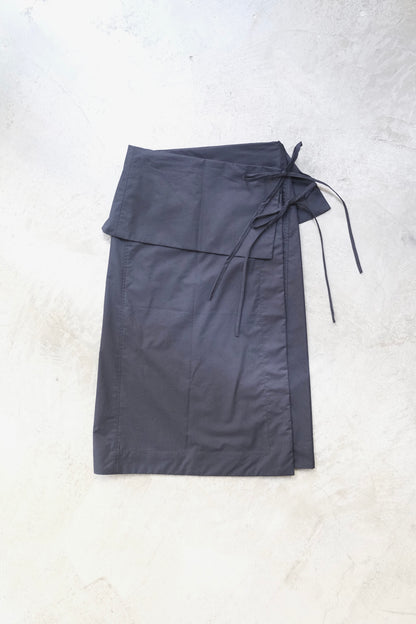 God Dag Italian wrap skirt - black