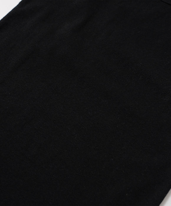 Raffy Cotton Rib Tank Top - Black