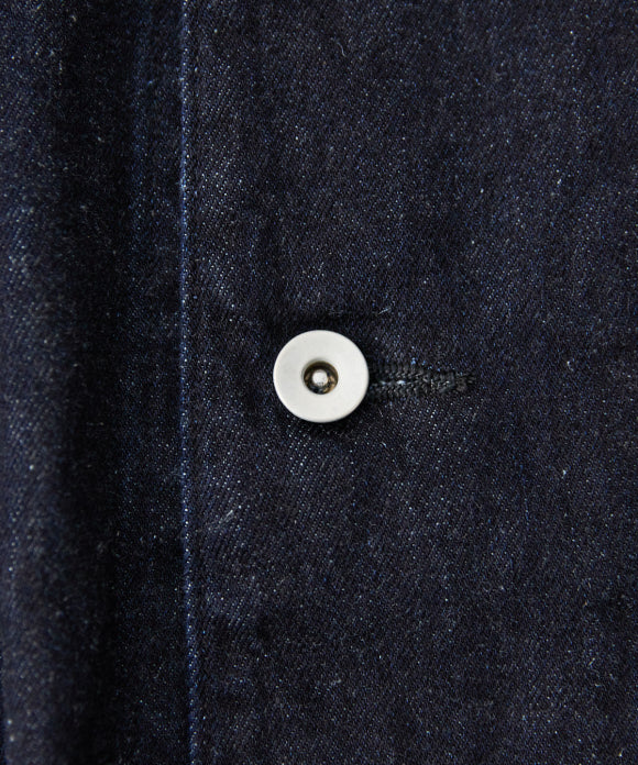 [UpcycleLino] × SKEWed DENIM Back Tuck Jacket